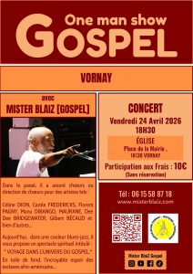 Concert One Man Show Gospel