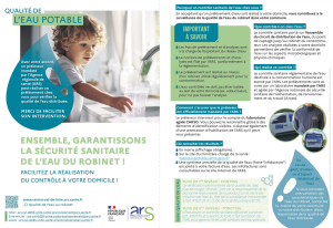 Contrôles eau potable ARS