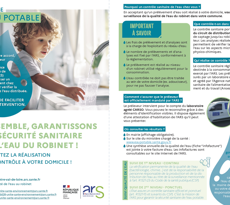 Contrôles eau potable ARS