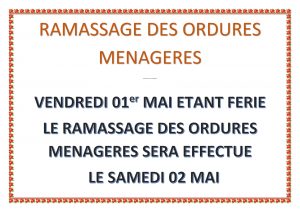 Ramassage OM semaine 18