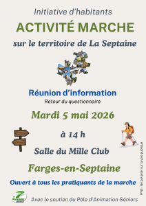 Réunion d&rsquo;information Activité Marche