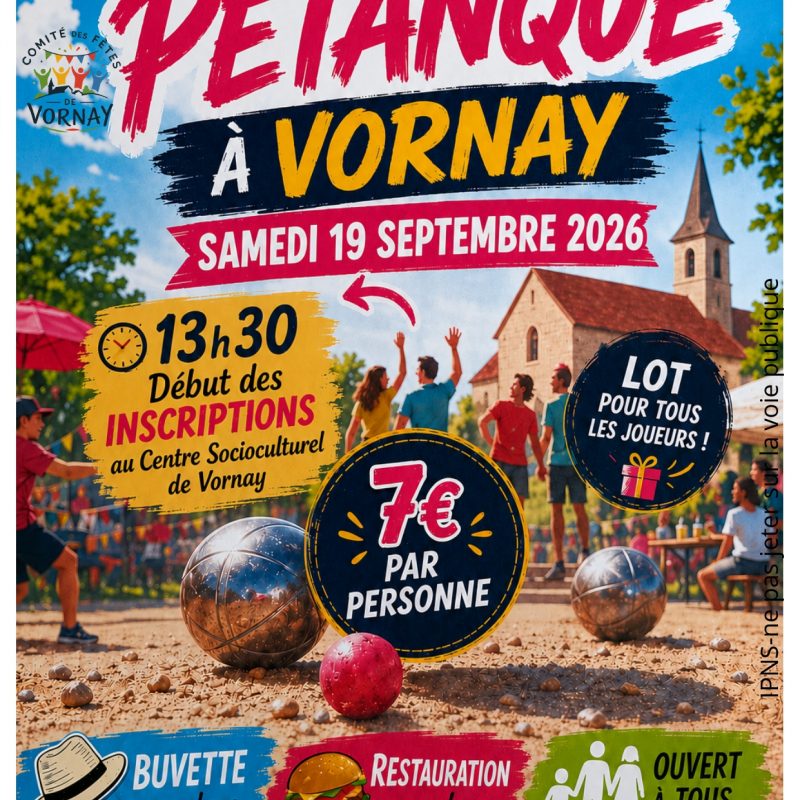 Concours de pétanque