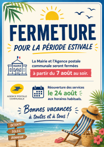 Fermeture services publics
