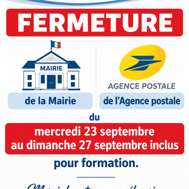 Fermeture services publics Vornay