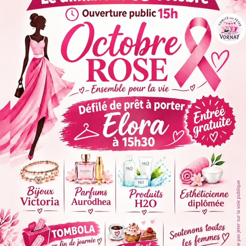 Animations Octobre Rose